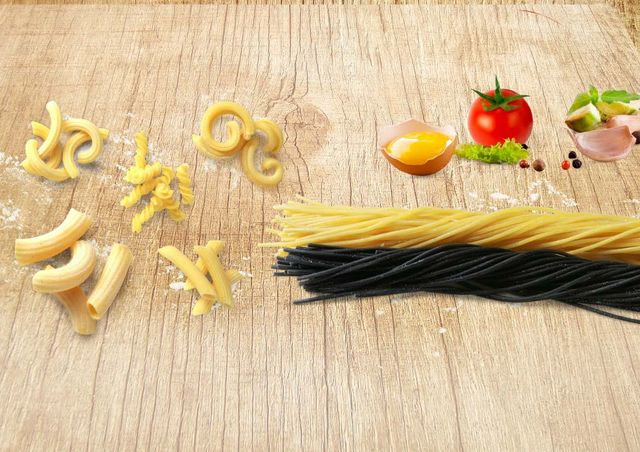 DIFERENTES TIPOS DE PASTA